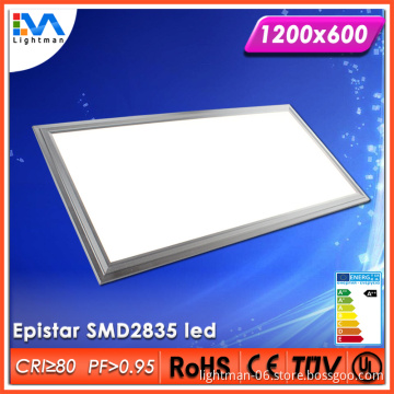 No glare design UGR<19 48W acrylic light guide panel 1200x600